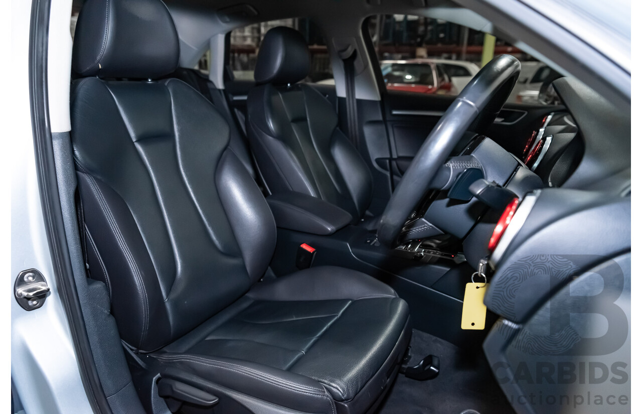 5/2014 Audi A3 1.8 TFSI Ambition Quattro (AWD) 8V MY14 4d Sedan Metallic Silver Turbo 1.8L