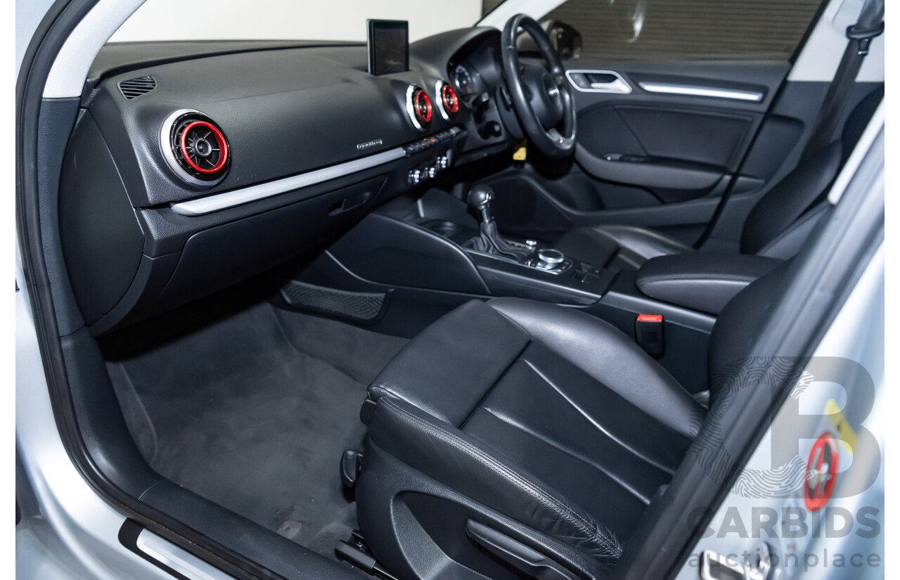 5/2014 Audi A3 1.8 TFSI Ambition Quattro (AWD) 8V MY14 4d Sedan Metallic Silver Turbo 1.8L