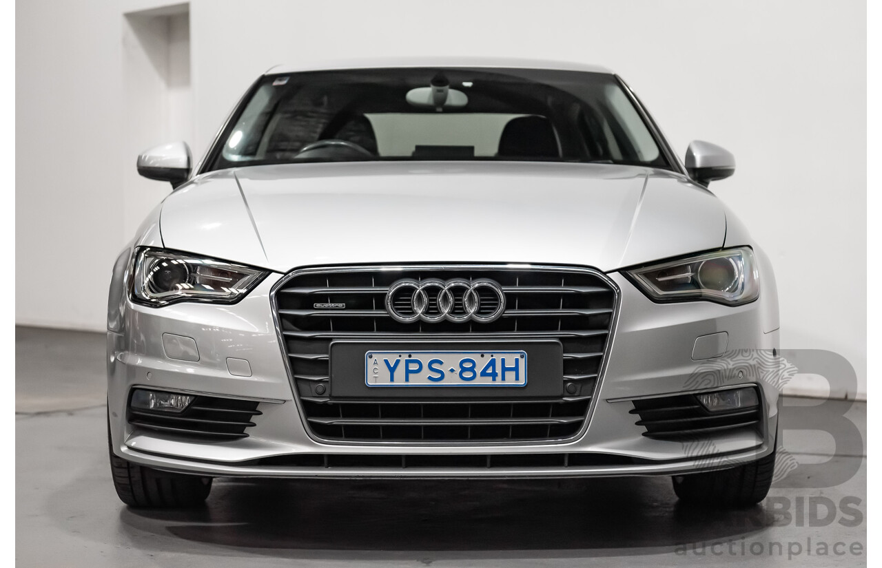 5/2014 Audi A3 1.8 TFSI Ambition Quattro (AWD) 8V MY14 4d Sedan Metallic Silver Turbo 1.8L