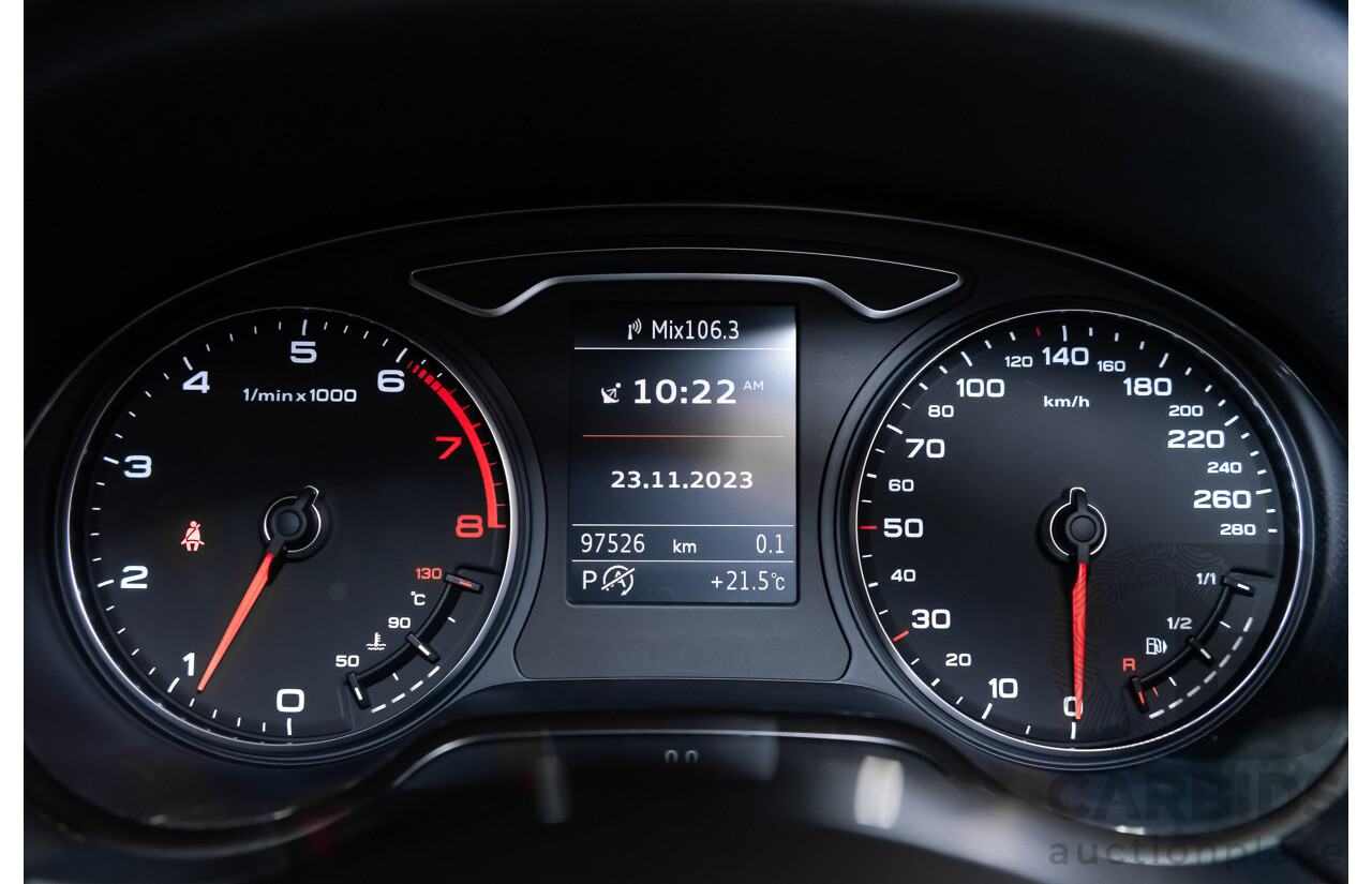 5/2014 Audi A3 1.8 TFSI Ambition Quattro (AWD) 8V MY14 4d Sedan Metallic Silver Turbo 1.8L