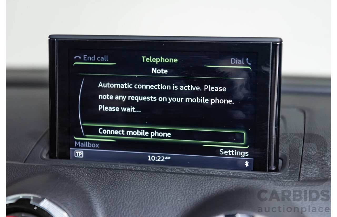 5/2014 Audi A3 1.8 TFSI Ambition Quattro (AWD) 8V MY14 4d Sedan Metallic Silver Turbo 1.8L