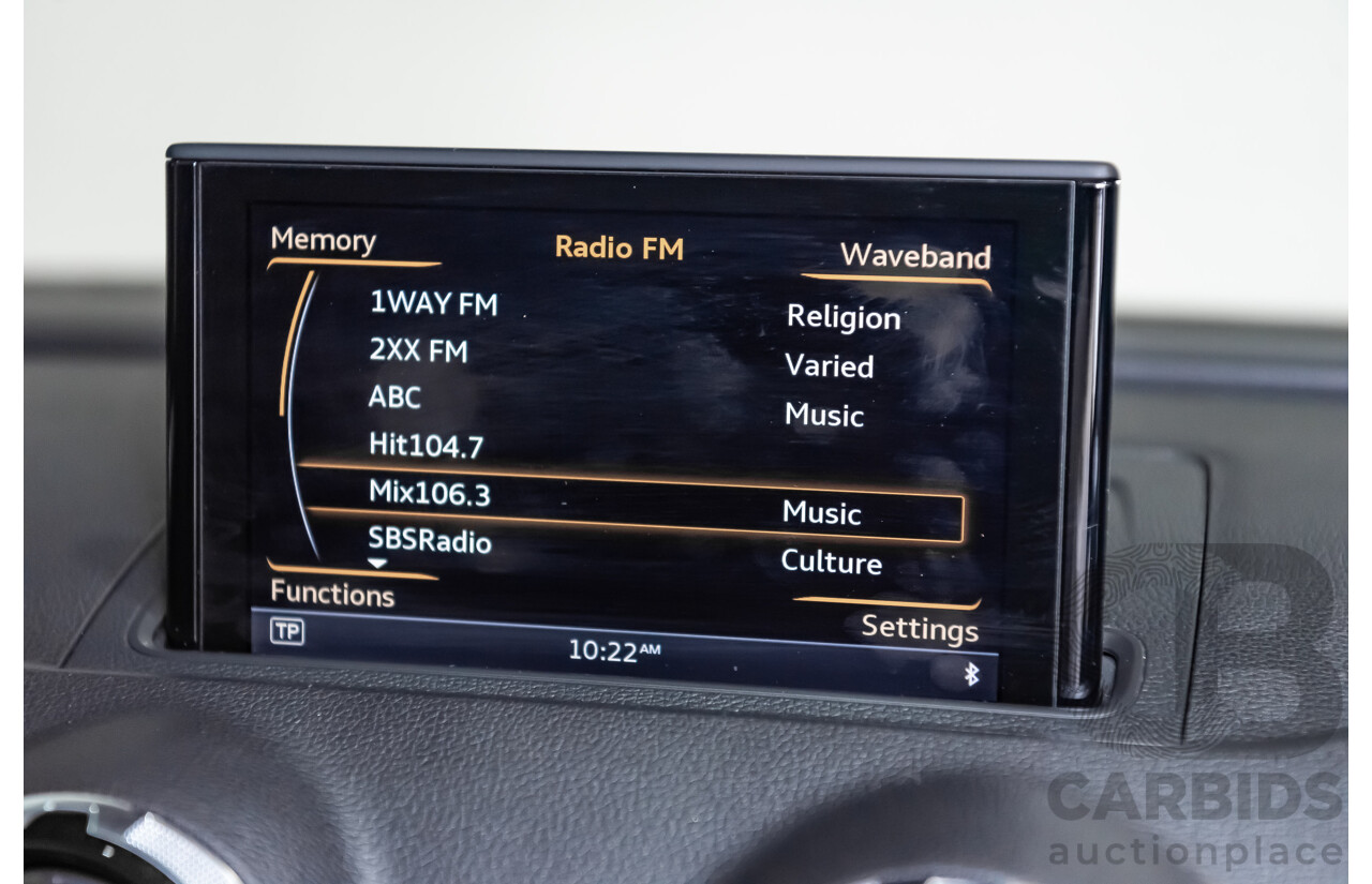 5/2014 Audi A3 1.8 TFSI Ambition Quattro (AWD) 8V MY14 4d Sedan Metallic Silver Turbo 1.8L