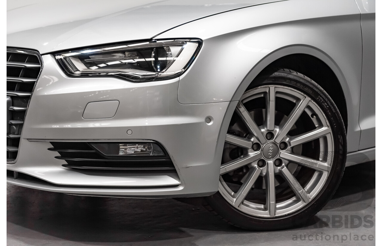 5/2014 Audi A3 1.8 TFSI Ambition Quattro (AWD) 8V MY14 4d Sedan Metallic Silver Turbo 1.8L