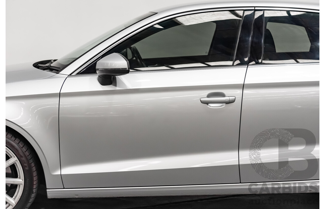 5/2014 Audi A3 1.8 TFSI Ambition Quattro (AWD) 8V MY14 4d Sedan Metallic Silver Turbo 1.8L