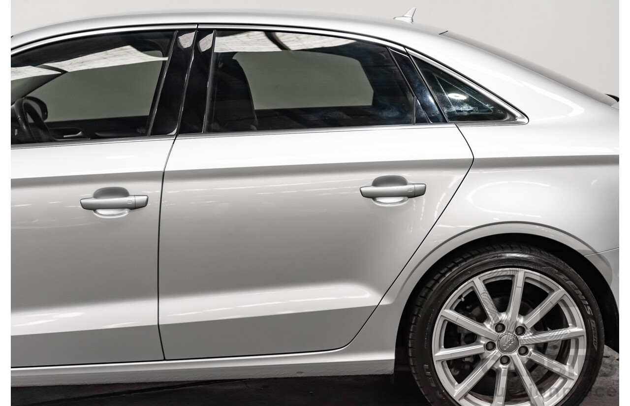 5/2014 Audi A3 1.8 TFSI Ambition Quattro (AWD) 8V MY14 4d Sedan Metallic Silver Turbo 1.8L