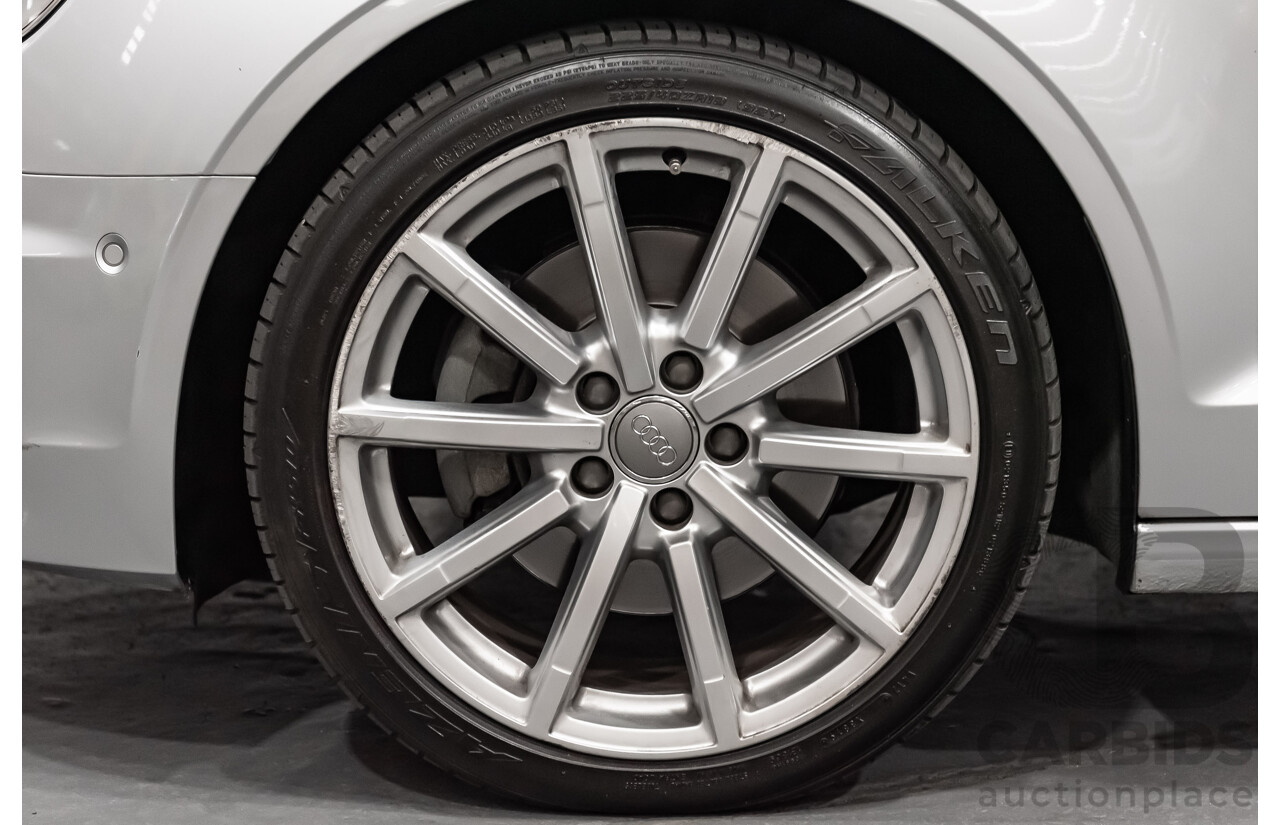 5/2014 Audi A3 1.8 TFSI Ambition Quattro (AWD) 8V MY14 4d Sedan Metallic Silver Turbo 1.8L