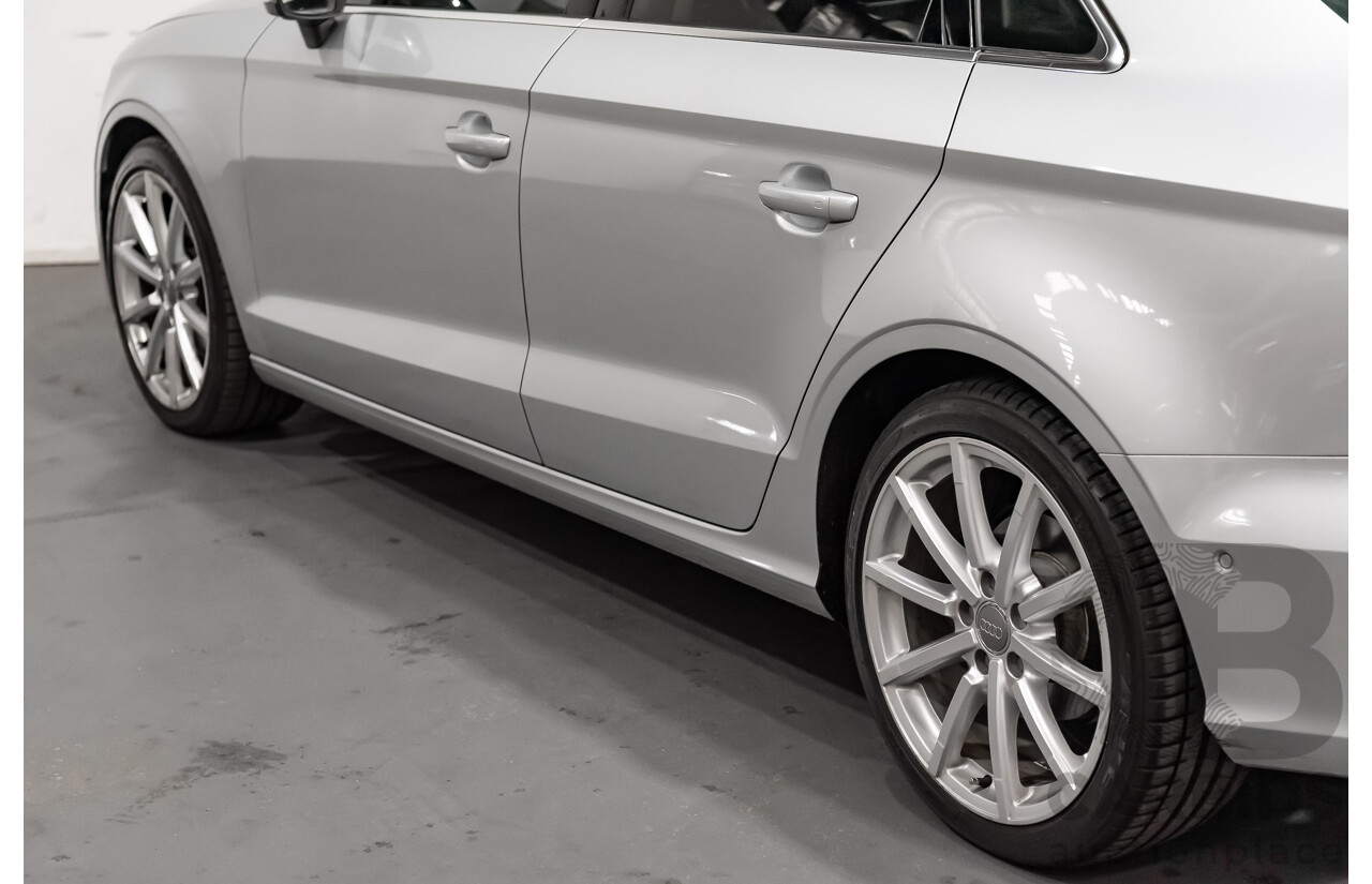 5/2014 Audi A3 1.8 TFSI Ambition Quattro (AWD) 8V MY14 4d Sedan Metallic Silver Turbo 1.8L