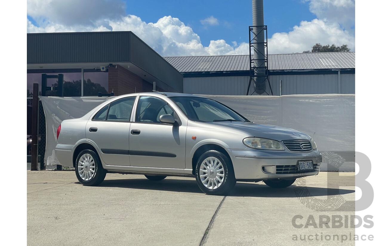 2/2004 Nissan Pulsar ST-L N16 4d Sedan Silver 1.8L