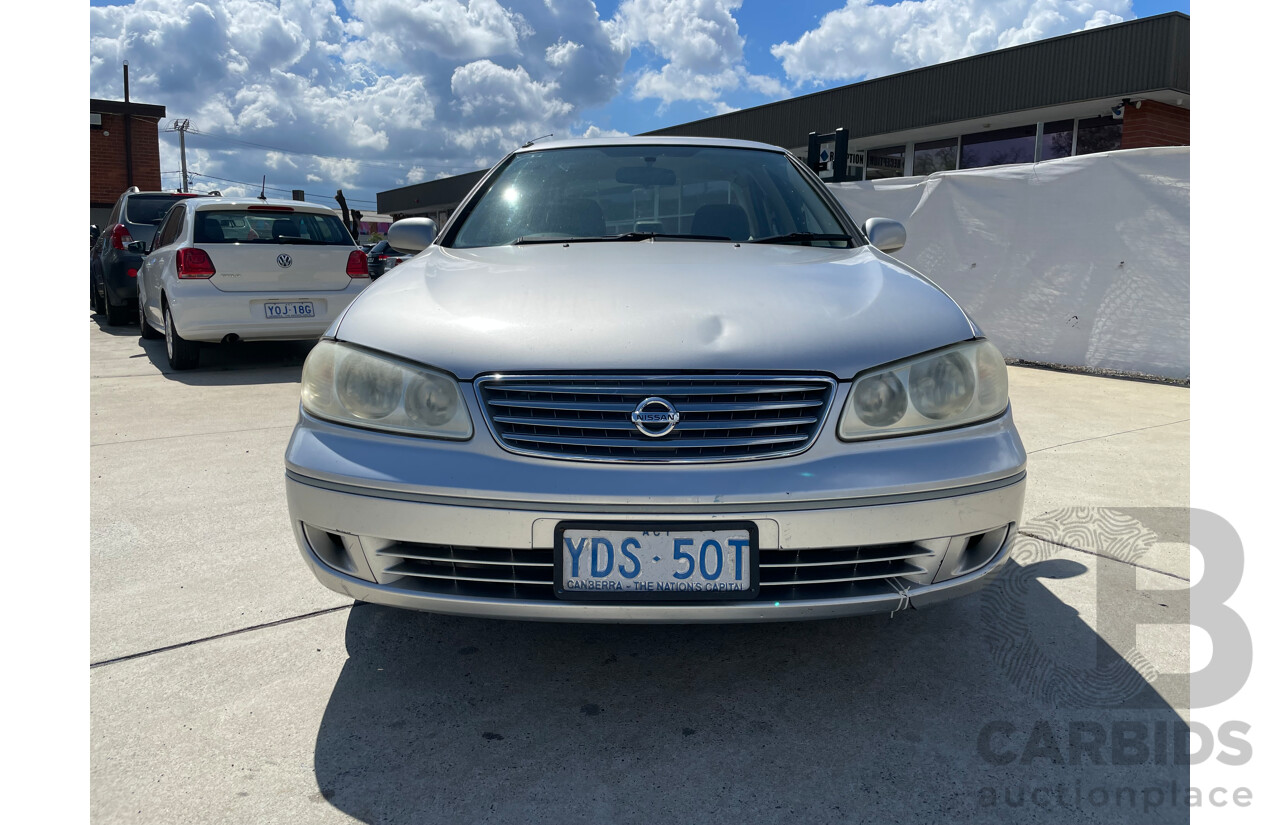 2/2004 Nissan Pulsar ST-L N16 4d Sedan Silver 1.8L