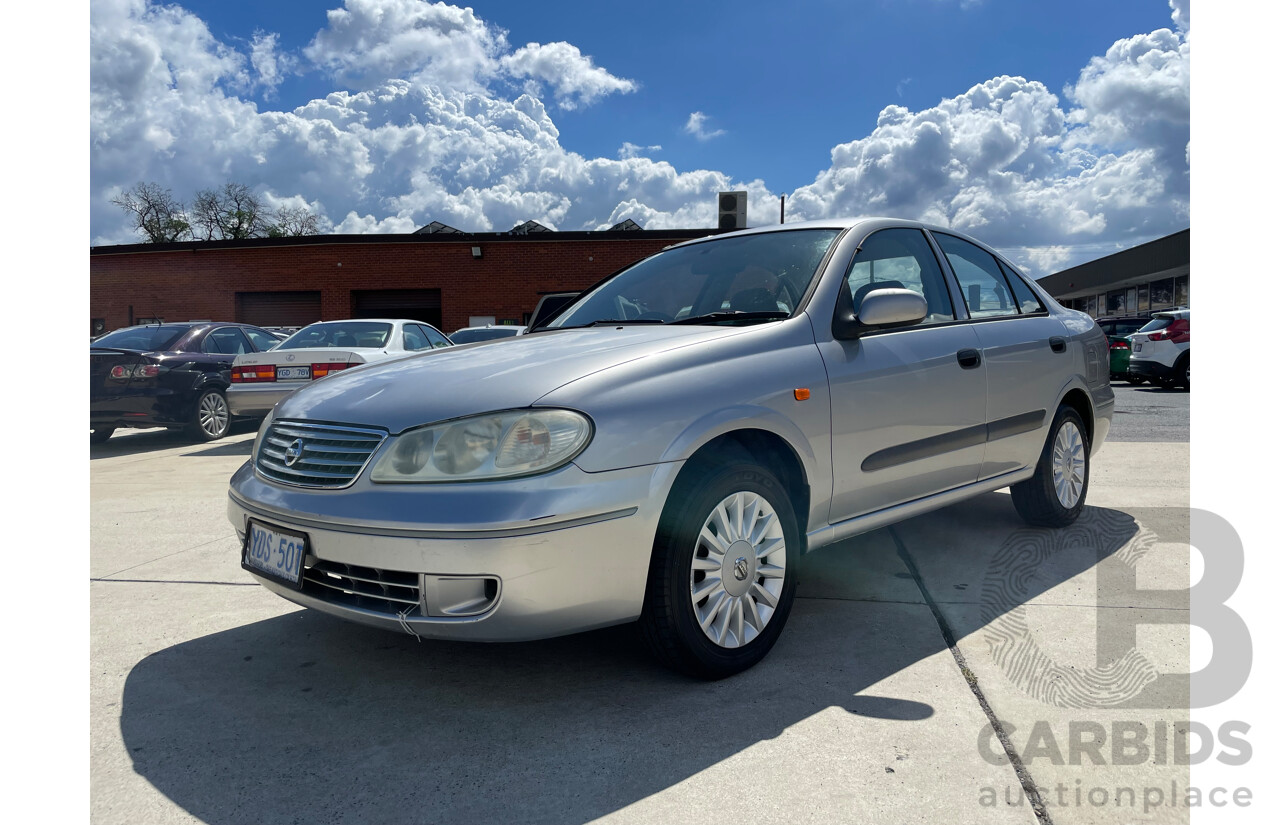 2/2004 Nissan Pulsar ST-L N16 4d Sedan Silver 1.8L