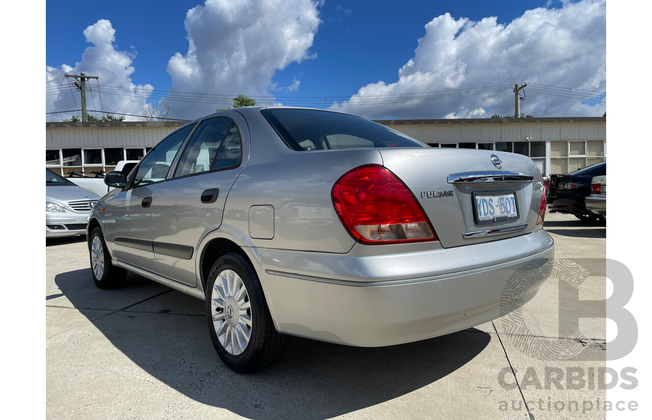 2/2004 Nissan Pulsar ST-L N16 4d Sedan Silver 1.8L