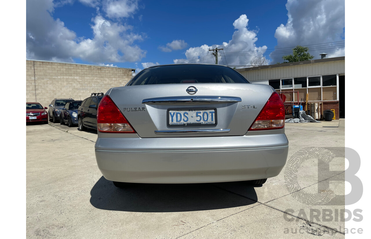 2/2004 Nissan Pulsar ST-L N16 4d Sedan Silver 1.8L