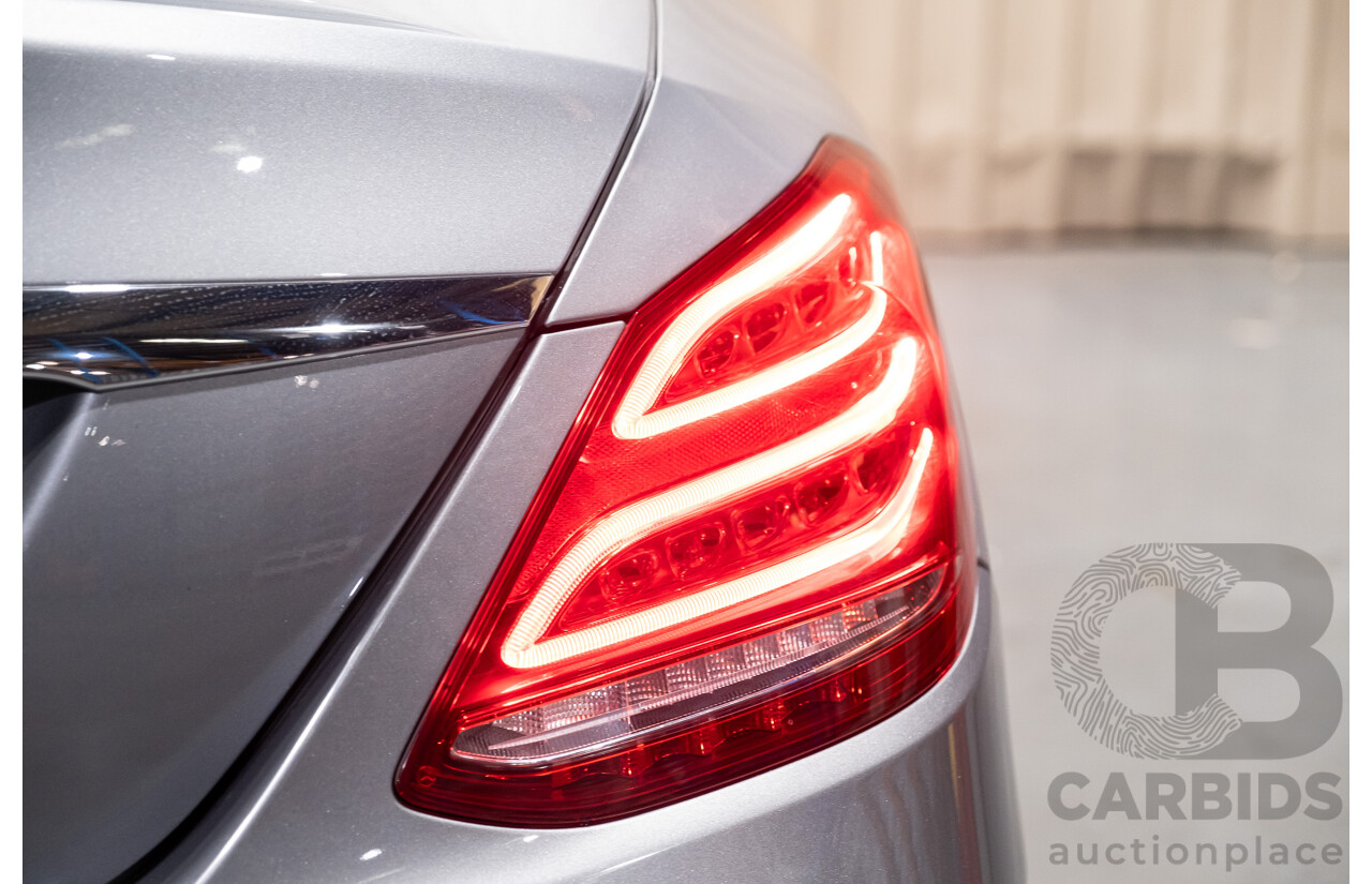 8/2015 Mercedes Benz C200 W205 MY16 4d Sedan Palladium Silver Metallic Turbo 2.0L