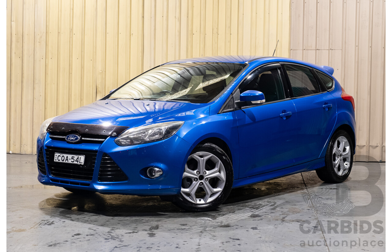 9/2013 Ford Focus Sport LW MK2 5d Hatchback Blue 2.0L