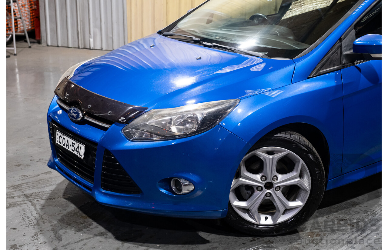 9/2013 Ford Focus Sport LW MK2 5d Hatchback Blue 2.0L