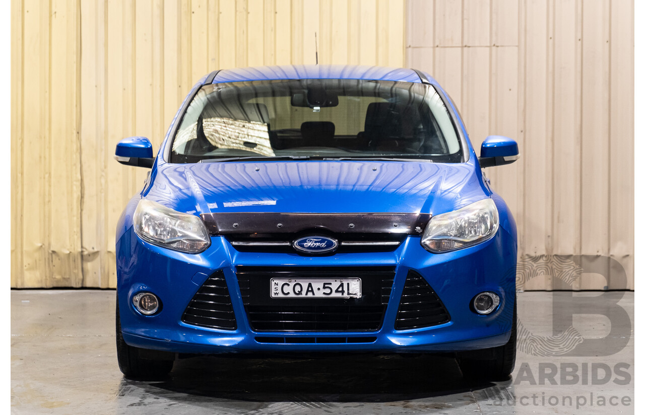 9/2013 Ford Focus Sport LW MK2 5d Hatchback Blue 2.0L