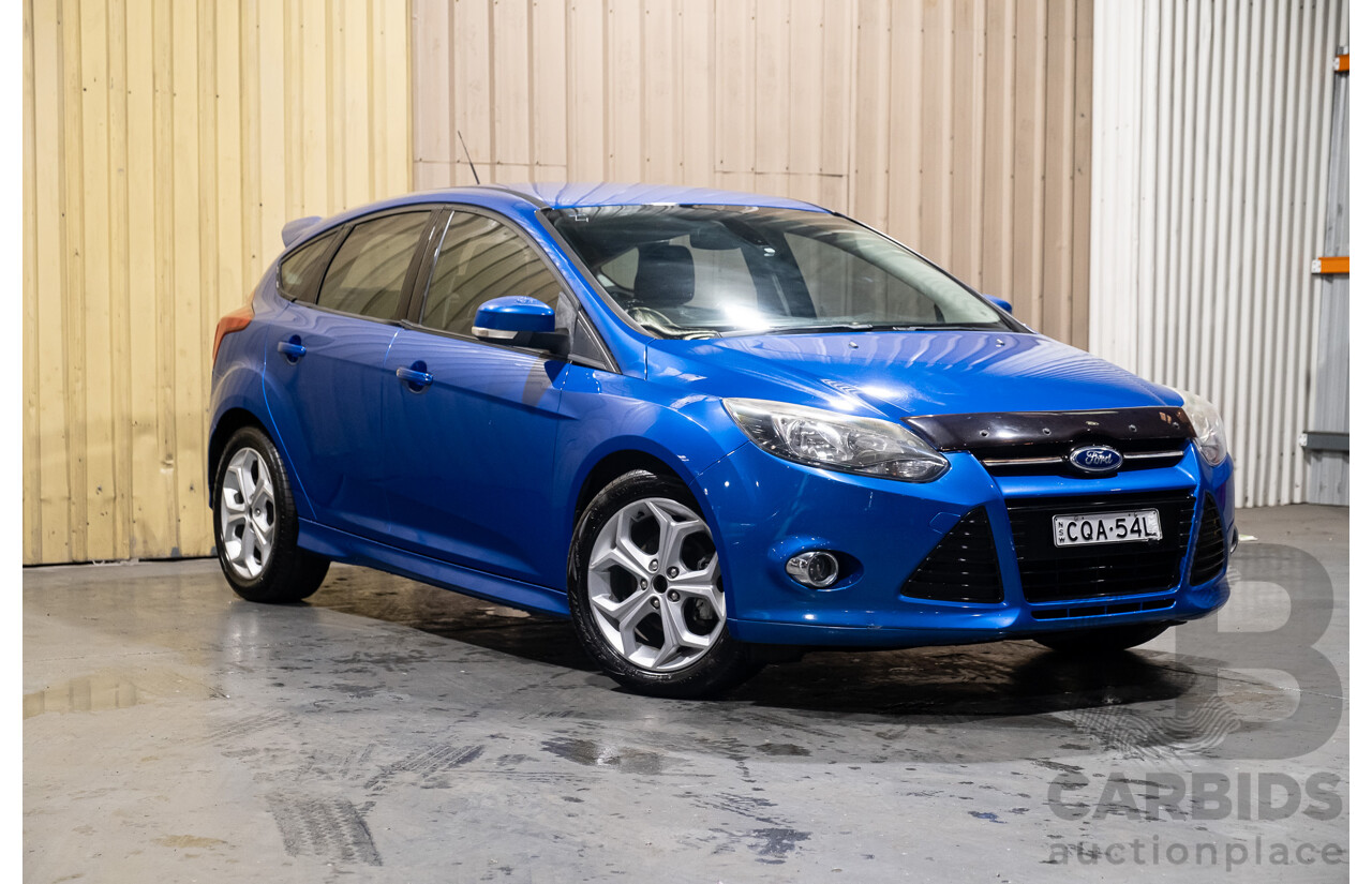 9/2013 Ford Focus Sport LW MK2 5d Hatchback Blue 2.0L