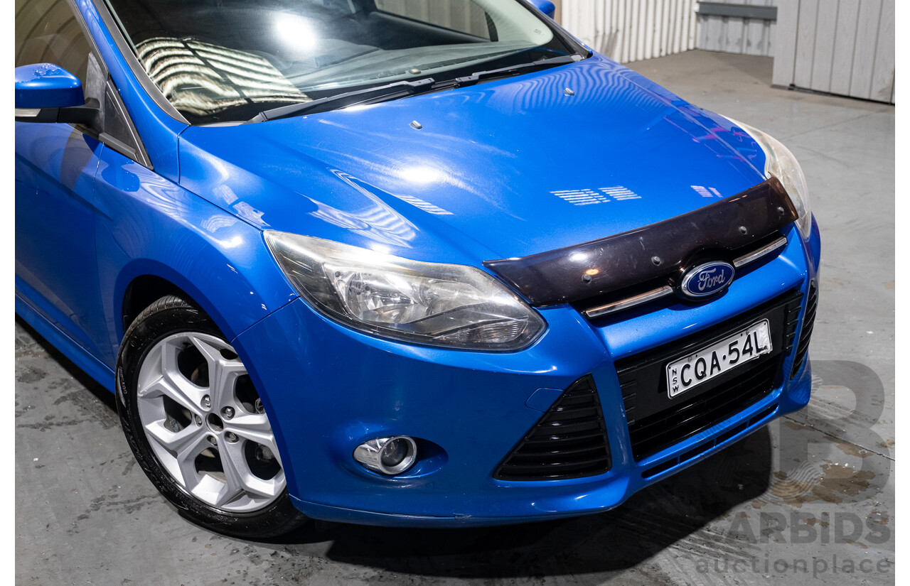 9/2013 Ford Focus Sport LW MK2 5d Hatchback Blue 2.0L