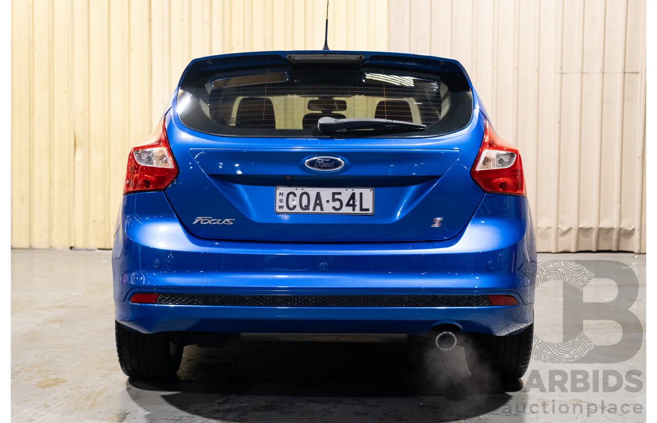 9/2013 Ford Focus Sport LW MK2 5d Hatchback Blue 2.0L