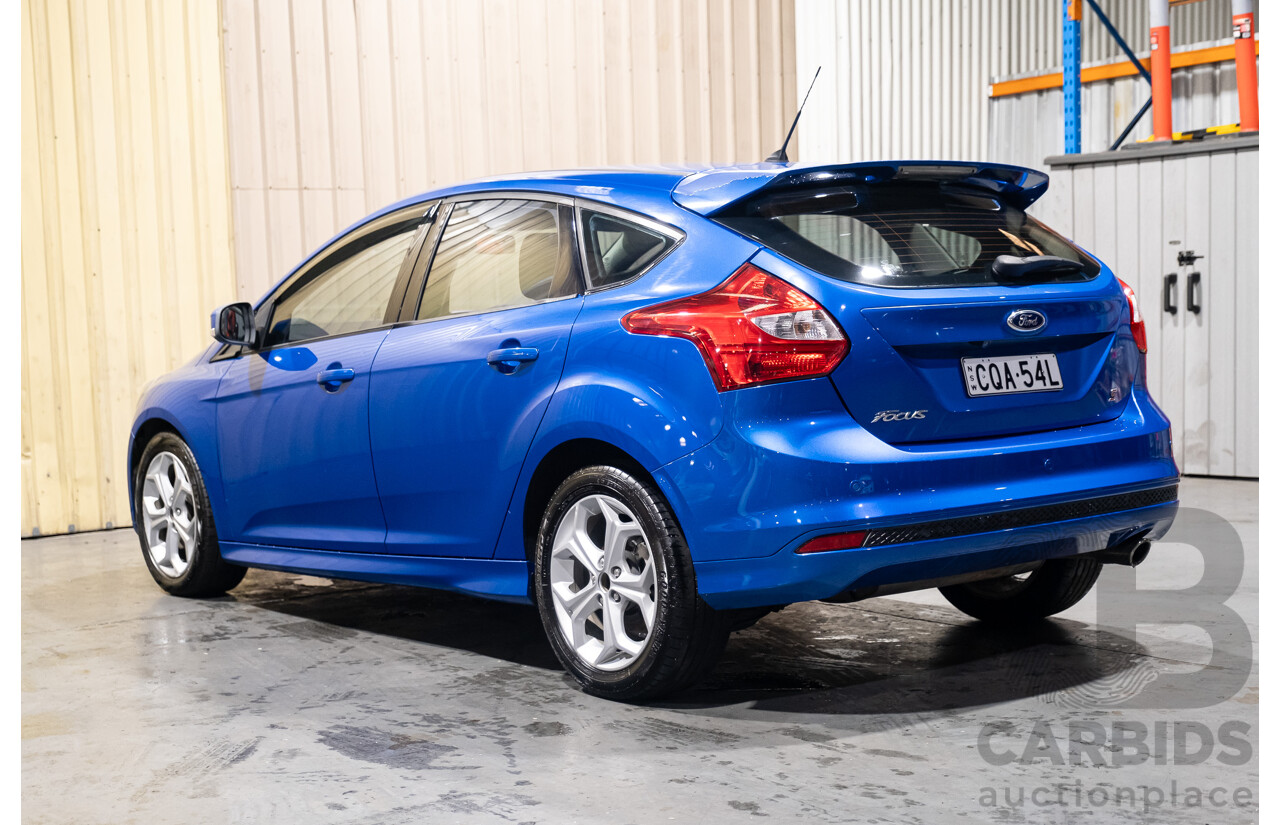 9/2013 Ford Focus Sport LW MK2 5d Hatchback Blue 2.0L
