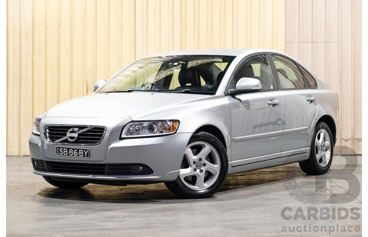 9/2010 Volvo S40 T5 S MY11 4d Sedan Silver Turbo 2.5L