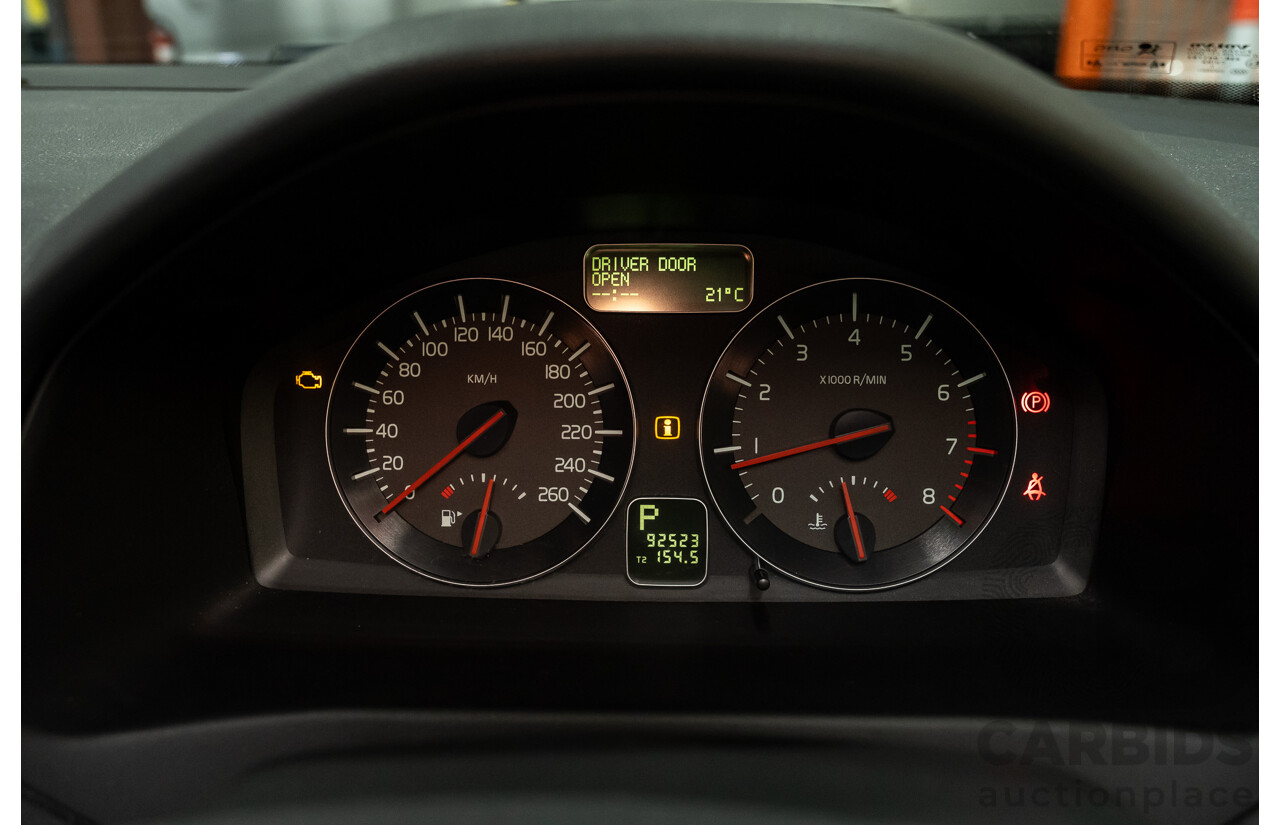 9/2010 Volvo S40 T5 S MY11 4d Sedan Silver Turbo 2.5L