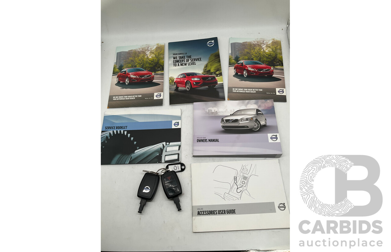 9/2010 Volvo S40 T5 S MY11 4d Sedan Silver Turbo 2.5L