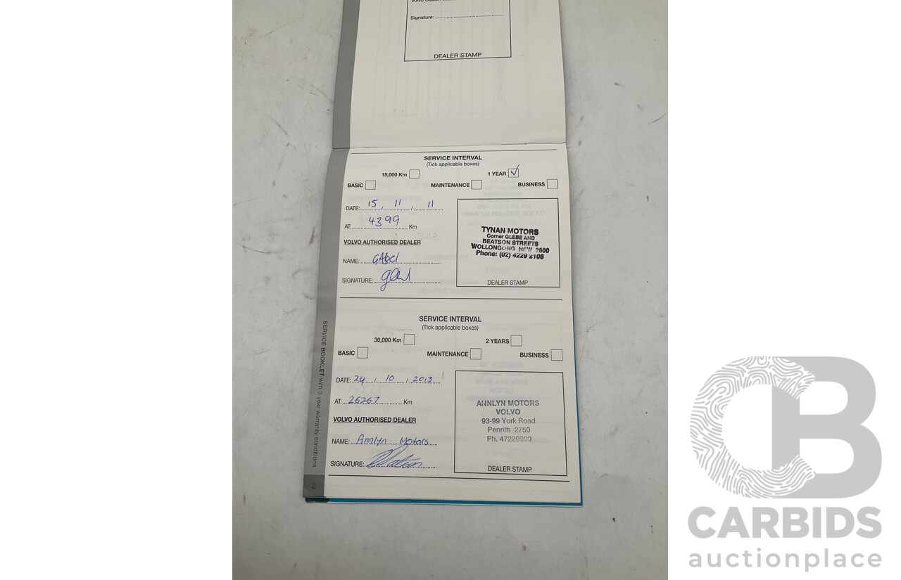 9/2010 Volvo S40 T5 S MY11 4d Sedan Silver Turbo 2.5L