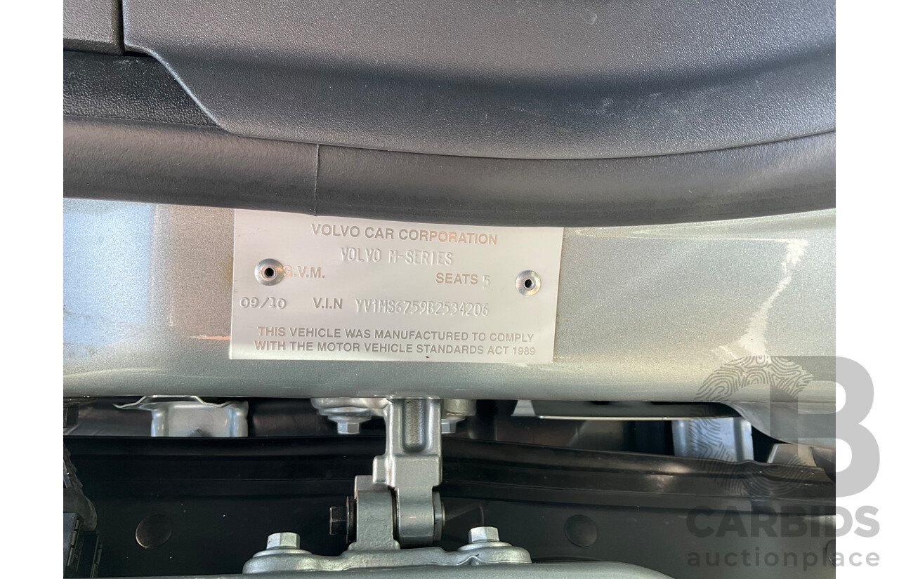 9/2010 Volvo S40 T5 S MY11 4d Sedan Silver Turbo 2.5L