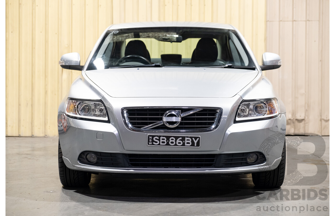 9/2010 Volvo S40 T5 S MY11 4d Sedan Silver Turbo 2.5L