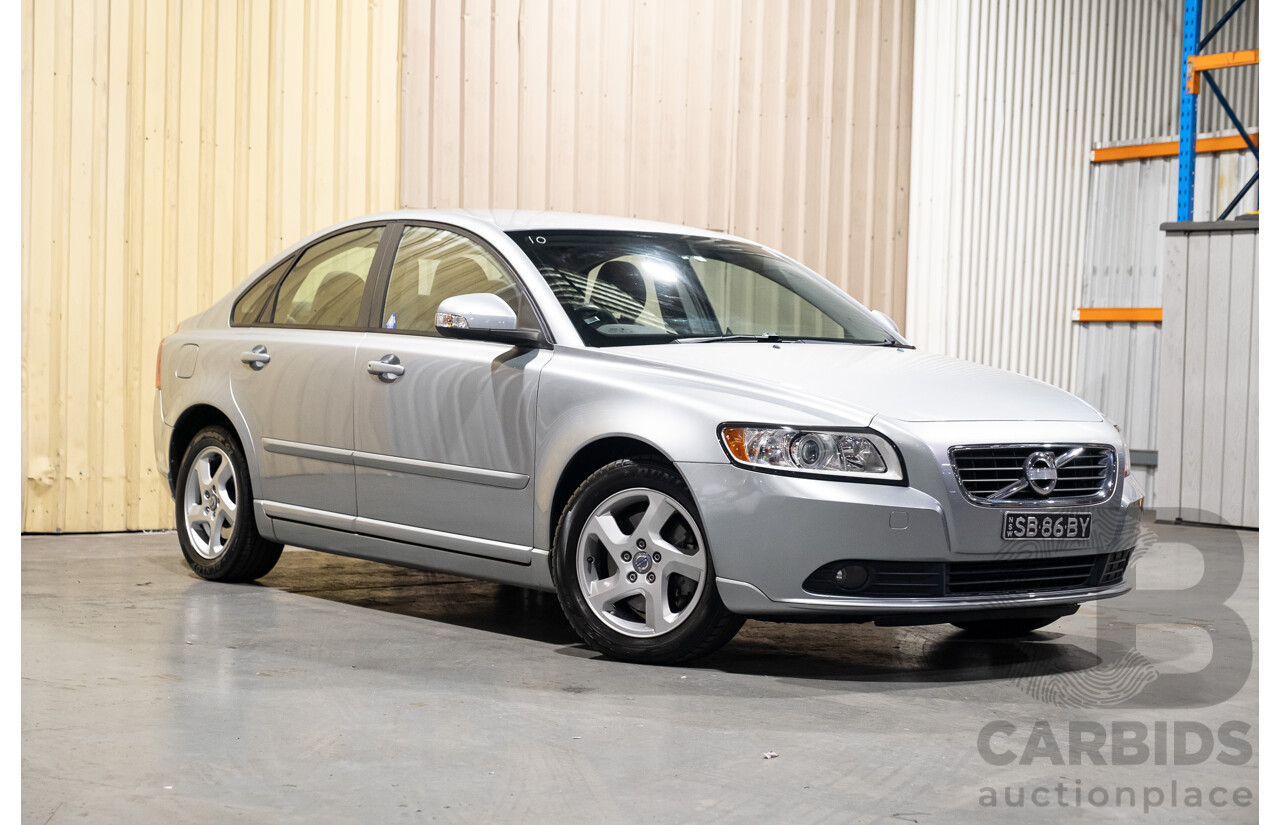 9/2010 Volvo S40 T5 S MY11 4d Sedan Silver Turbo 2.5L