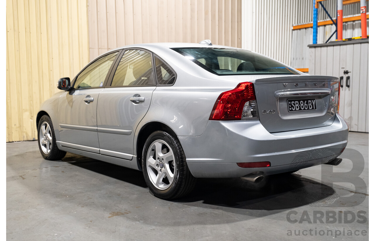 9/2010 Volvo S40 T5 S MY11 4d Sedan Silver Turbo 2.5L