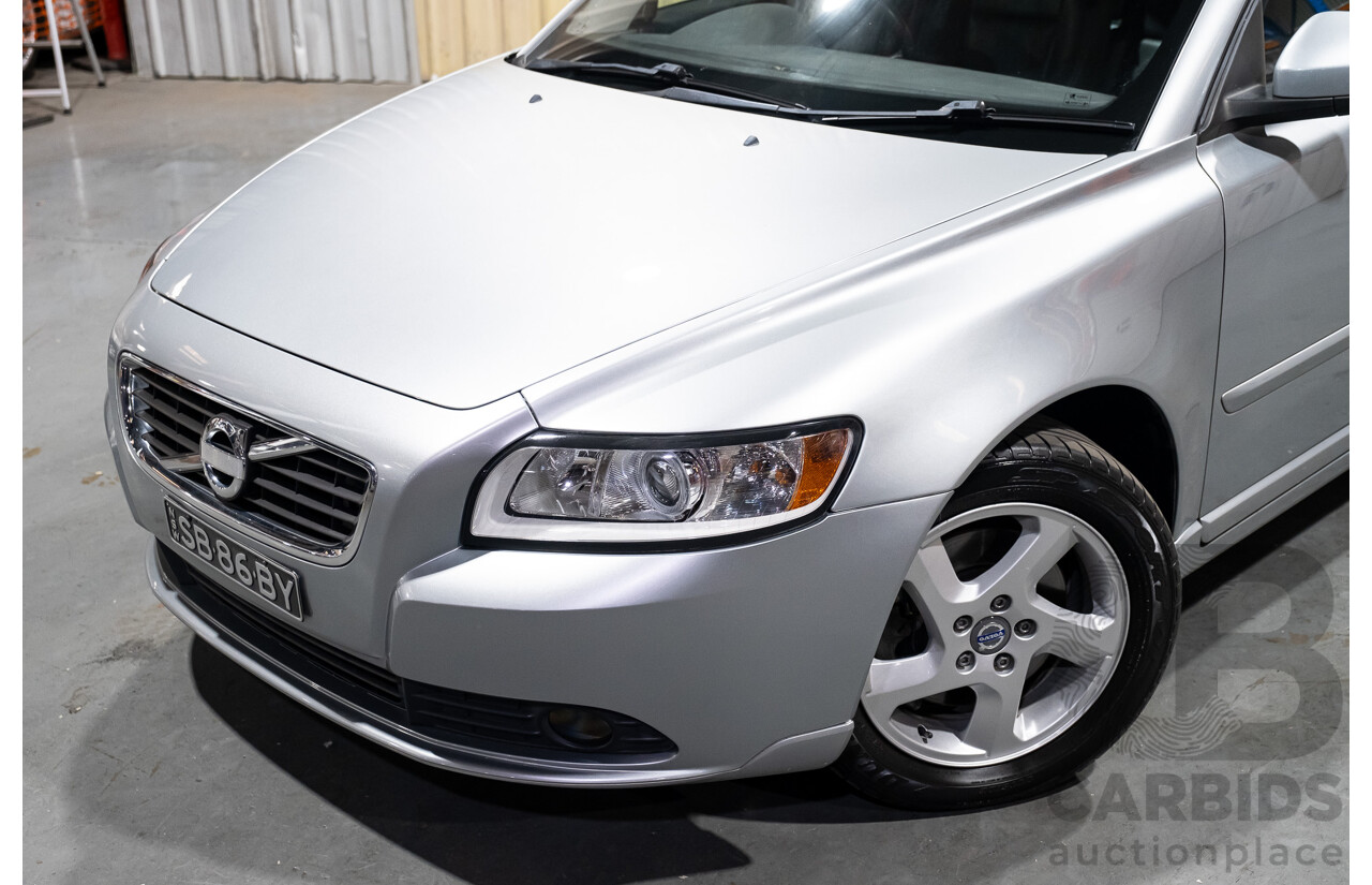 9/2010 Volvo S40 T5 S MY11 4d Sedan Silver Turbo 2.5L