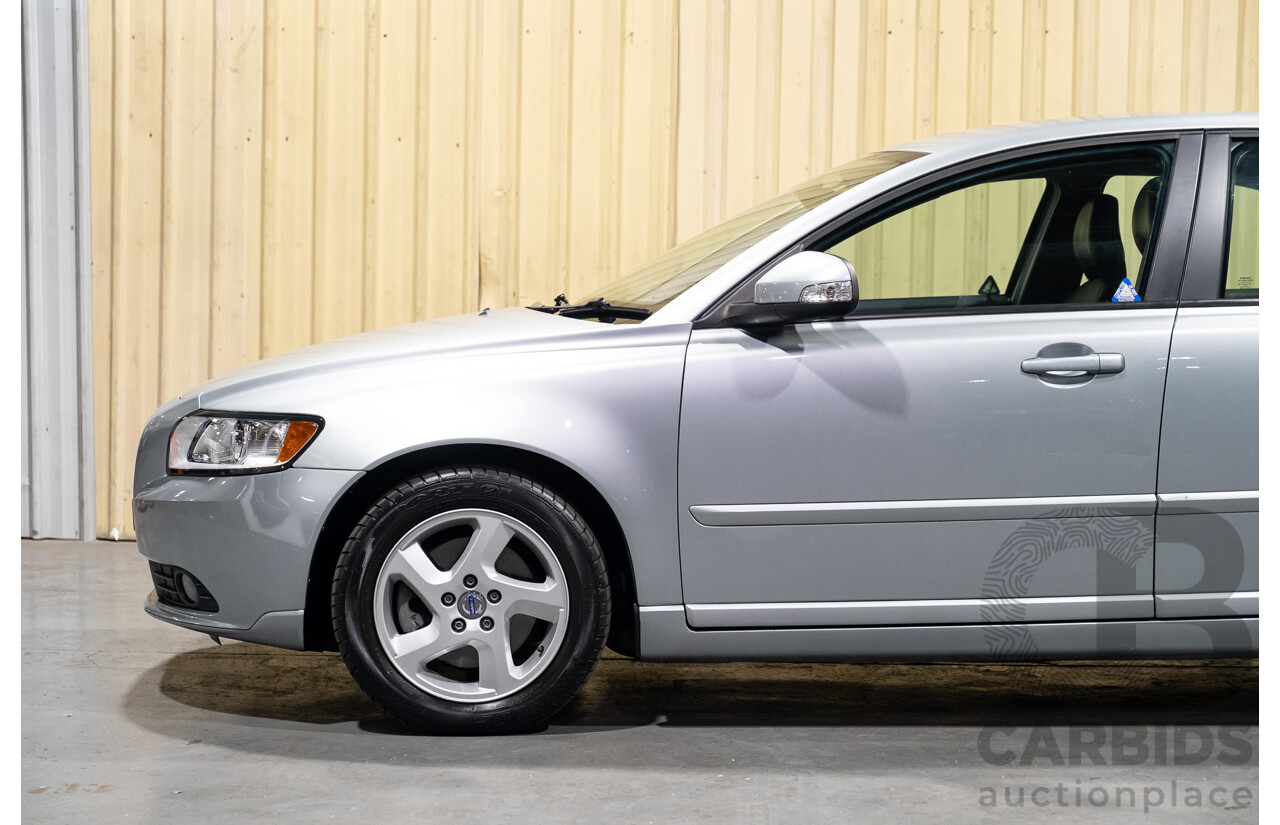 9/2010 Volvo S40 T5 S MY11 4d Sedan Silver Turbo 2.5L