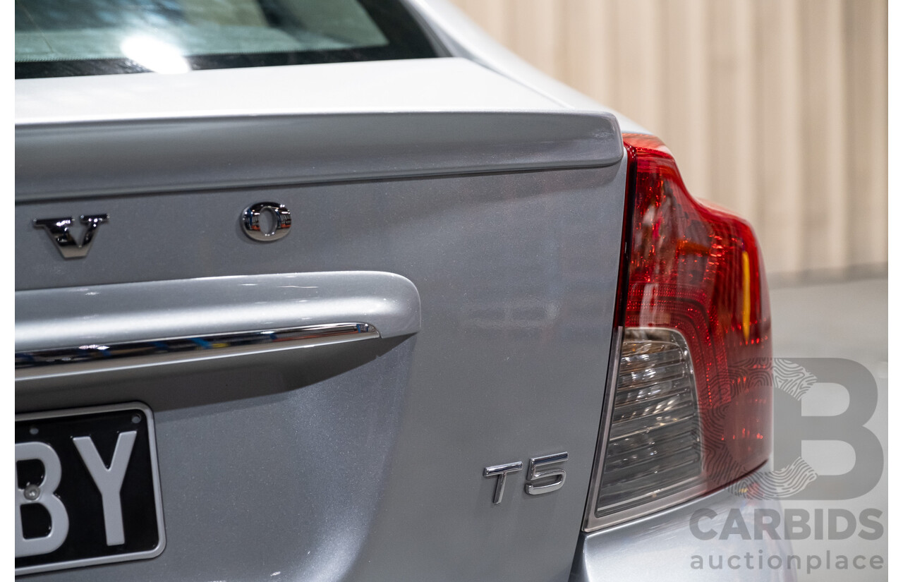 9/2010 Volvo S40 T5 S MY11 4d Sedan Silver Turbo 2.5L