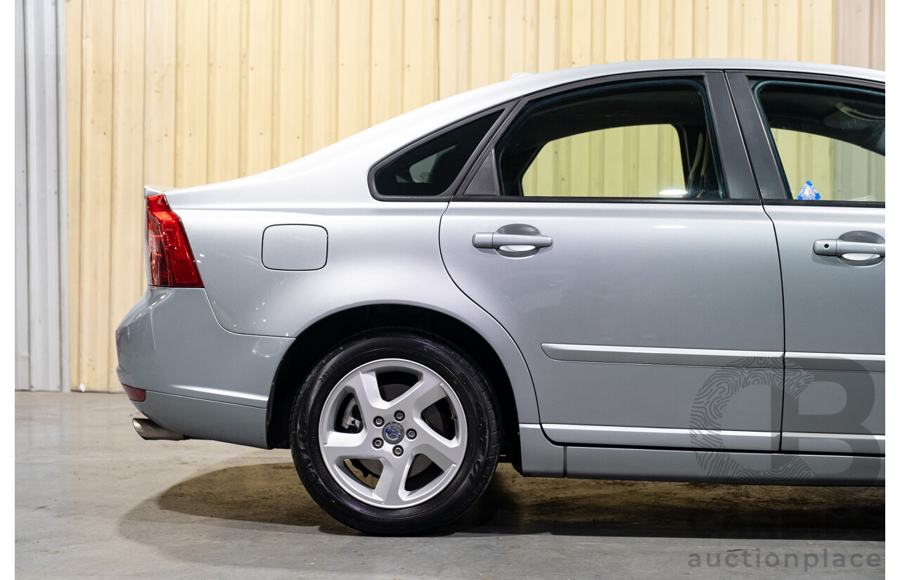 9/2010 Volvo S40 T5 S MY11 4d Sedan Silver Turbo 2.5L