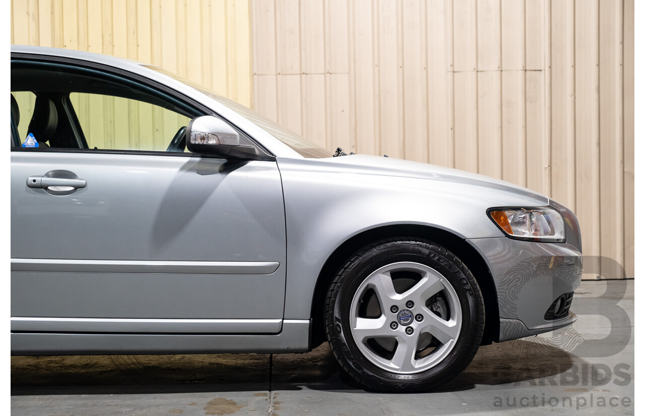 9/2010 Volvo S40 T5 S MY11 4d Sedan Silver Turbo 2.5L