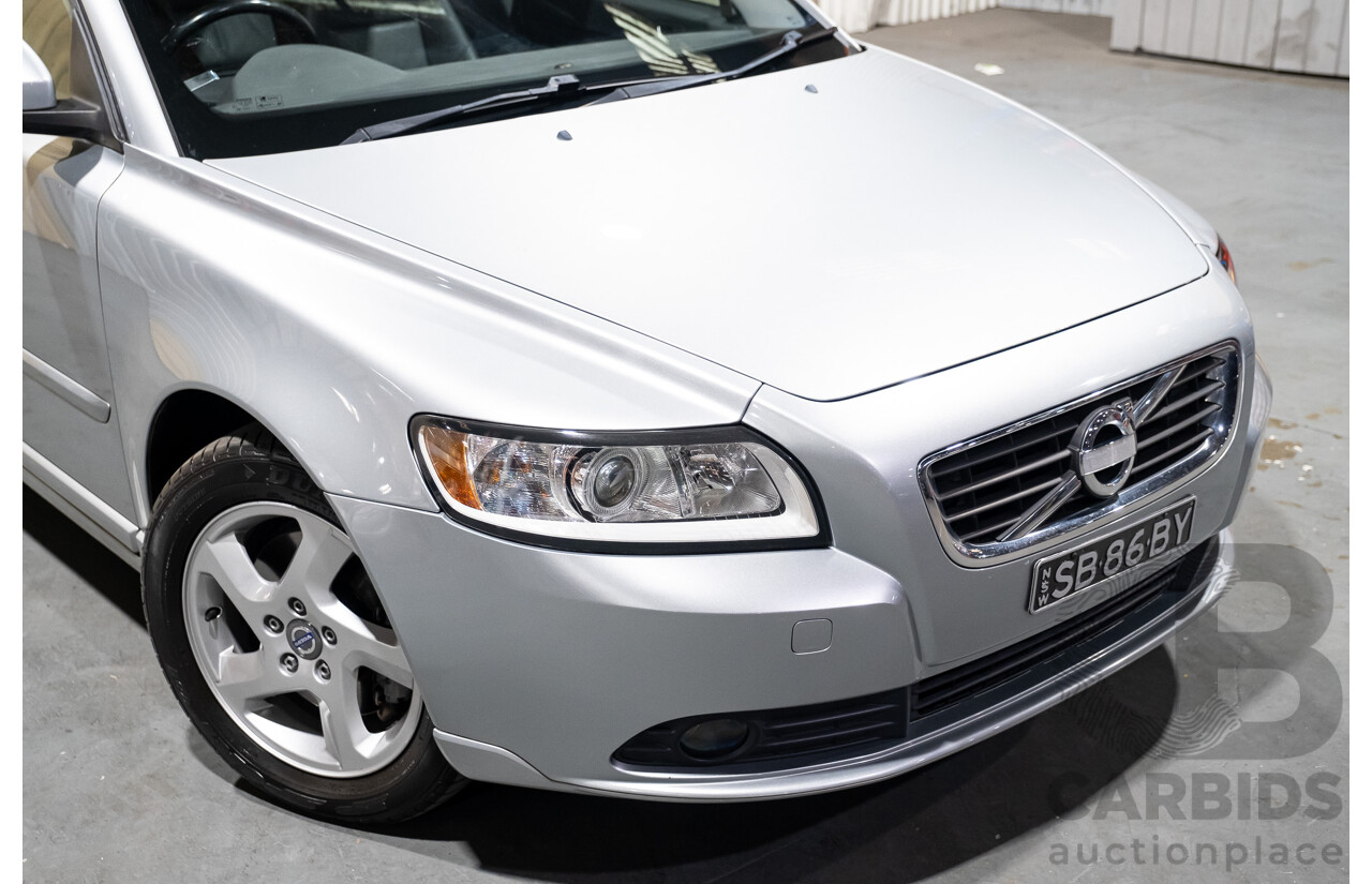 9/2010 Volvo S40 T5 S MY11 4d Sedan Silver Turbo 2.5L