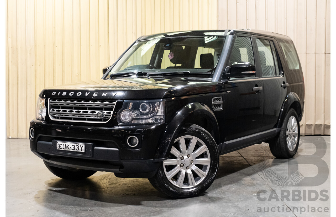 12/2016 Land Rover Discovery 4 3.0 TDV6 MY16 4d Wagon Ultimate Black Metallic V6 Turbo Diesel 3.0L - 7 Seater