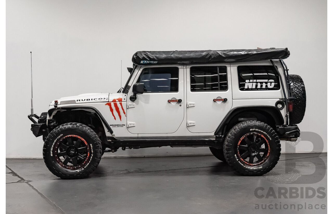 3/2011 Jeep Wrangler Unlimited Rubicon (4x4) JK MY11 4d Softtop White 3.8L - Modified