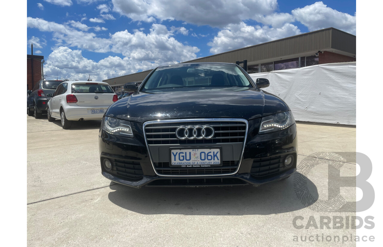 4/2010 Audi A4 1.8 TFSI B8 (8K) 4d Sedan Black 1.8L