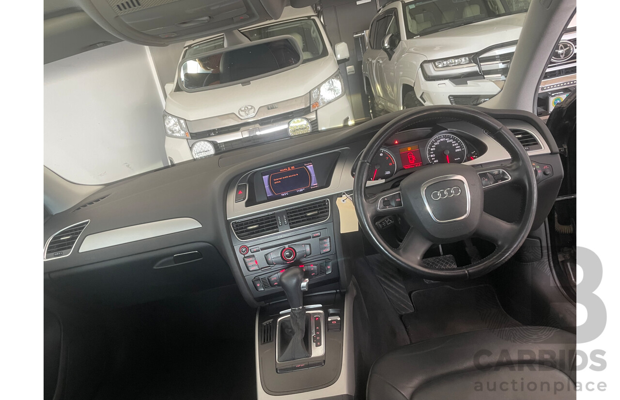 4/2010 Audi A4 1.8 TFSI B8 (8K) 4d Sedan Black 1.8L