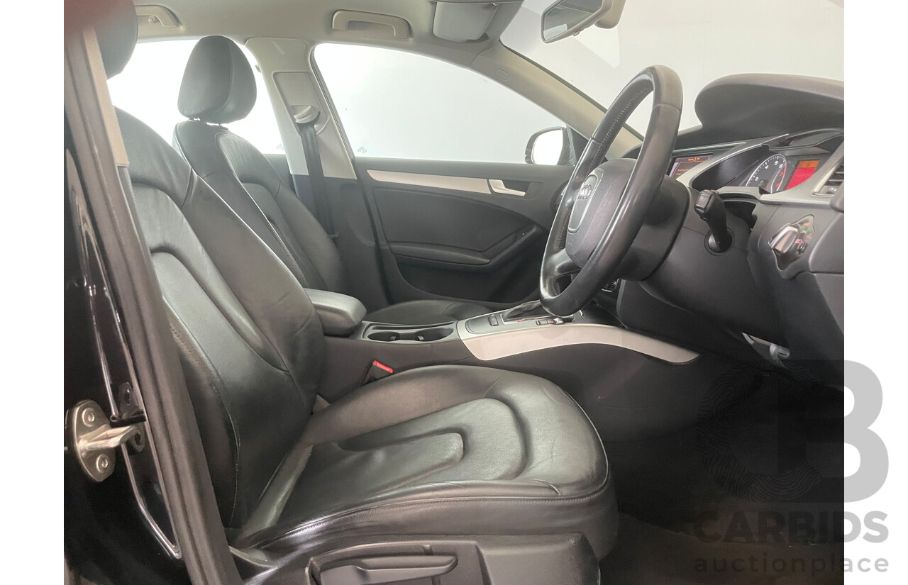 4/2010 Audi A4 1.8 TFSI B8 (8K) 4d Sedan Black 1.8L