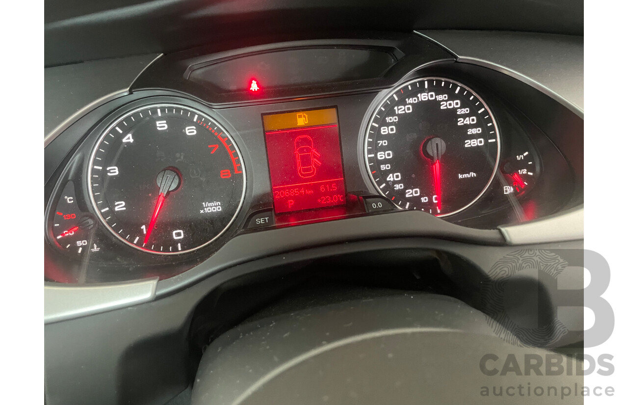 4/2010 Audi A4 1.8 TFSI B8 (8K) 4d Sedan Black 1.8L