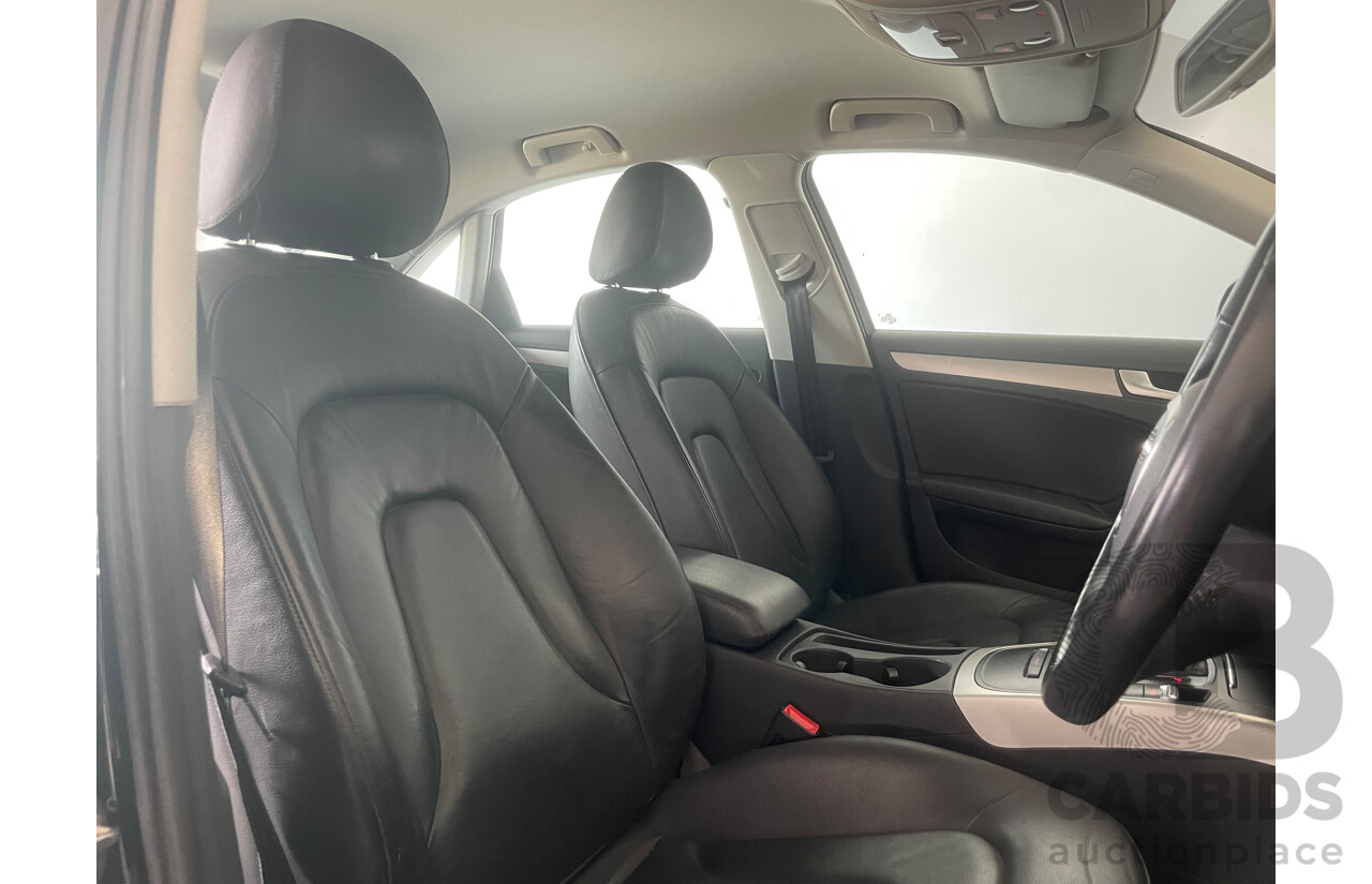 4/2010 Audi A4 1.8 TFSI B8 (8K) 4d Sedan Black 1.8L