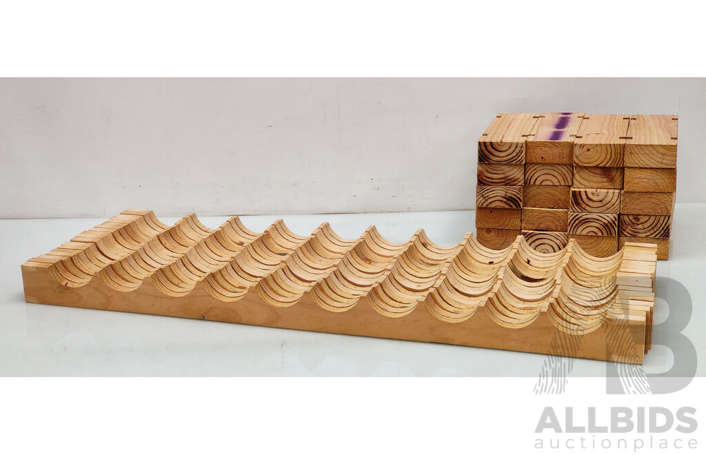 Wooden Wine Racks - Lot of 2