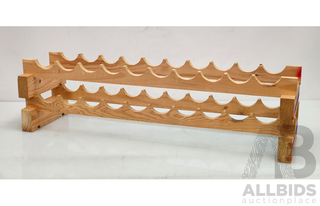 Wooden Wine Racks - Lot of 2