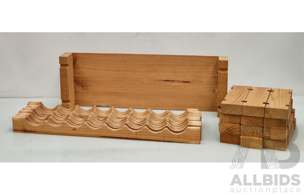 Wooden Wine Racks  - Lot of 2