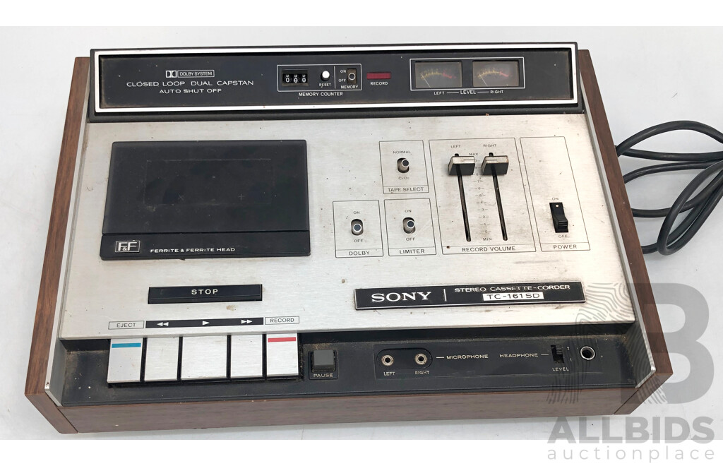Sony Stereo Cassette-Corder TC-161SD
