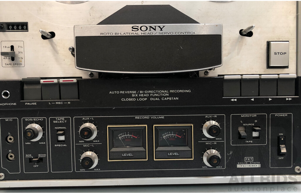 Sony Roto Bi Lateral Head/Servo Control Solid State TC-440